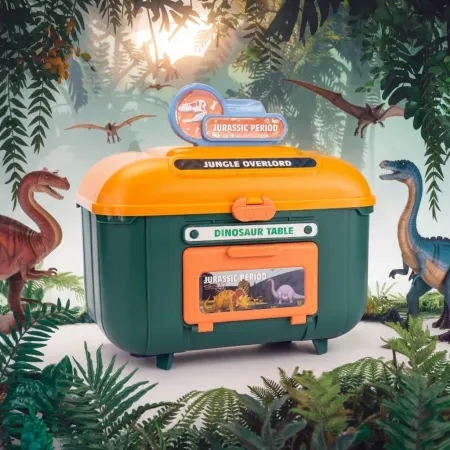 Park Dinozaurów Box - Zestaw stolik z dinozaurami 36el.
